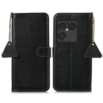 Sony Xperia 1 VIII lompakko nahkakotelo RFID - Musta