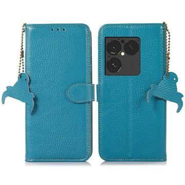 Sony Xperia 1 VIII lompakko nahkakotelo RFID - sininen