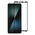 Sony Xperia 1 VIII Täysi suoja Panssarilasi - 9H - musta reuna