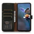 Sony Xperia 10 VIII lompakko nahkakotelo RFID - Musta