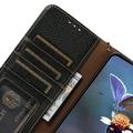 Sony Xperia 10 VIII lompakko nahkakotelo RFID - Musta