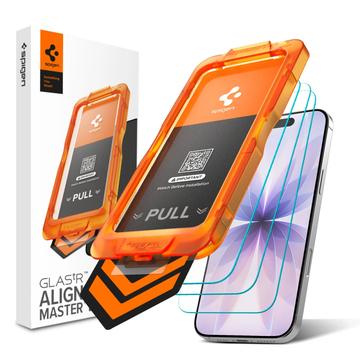 iPhone 17 Spigen ALM Glas.tR Slim Panssarilasi - 9H - 3 Kpl.