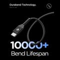 Spigen EB10010CCA Essential USB-C-kaapeli 1m, 100W - musta