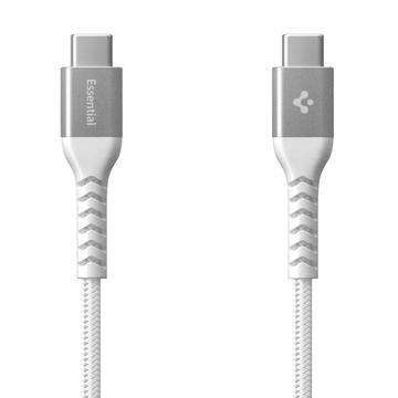 Spigen EB10010CCA Essential USB-C-kaapeli 1m, 100W - valkoinen