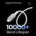 Spigen Essential EB10020CC USB-C-kaapeli 100W - 5Gb/s, 2m - valkoinen
