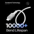 Spigen Essential EB24012CC USB-C-kaapeli 240W - 40Gb/s, 1.2m - Valkoinen
