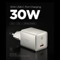Spigen Essential EE301EU-GAN 30W GaN USB-C -pikalaturi – Natural Titanium