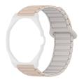 Swatch Royal Pop -kello, magneettinen silikoniranneke ja kahdeksankulmainen kotelo - Vaaleanpunainen tähtivalo / Valkoinen