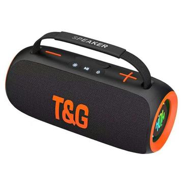 T&G TG484 kannettava Bluetooth-kaiutin, 30W, RGB-valot - musta