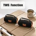 T&G TG484 kannettava Bluetooth-kaiutin, 30W, RGB-valot - musta