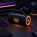 T&G TG484 kannettava Bluetooth-kaiutin, 30W, RGB-valot - musta