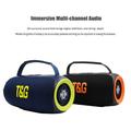 T&G TG484 kannettava Bluetooth-kaiutin, 30W, RGB-valot - sininen