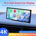 T63 12.3" 4K-näyttö, kaksoiskamera, CarPlay/Android Auto - musta