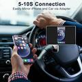 TYS-4222M 3-in-1 langaton CarPlay/Android Auto -sovitin AirPlay-näytön peilausominaisuudella – musta