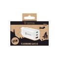 Tactical FlashBang 2.0 65W GaN-laturi - USB-A, 2 x USB-C - valkoinen
