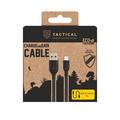 Tactical Stitch Thread USB-A / USB-C-kaapeli - 1m, 15W - musta