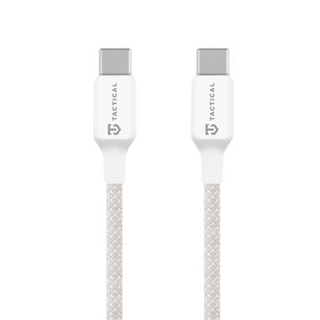 Tactical Stitch Thread USB-C-kaapeli - 2m, 60W - Valkoinen