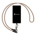 Taktinen johtokäärme USB-C-kaapeli ja kaulanauha - 1,2 m - ruskea