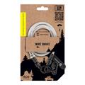 Tactical Wire Snake USB-C-kaapeli ja kaulanauha - 1,2 m - valkoinen