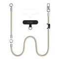 Tech-Protect C10S 2-in-1 -köysikassi ja rannekoru - Beige / titaani