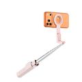 Tech-Protect L11S 2-in-1 MagSafe-selfiekeppi ja kolmijalka, Bluetooth-kaukosäädin - Pinkki