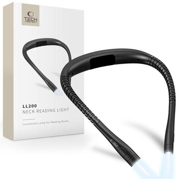 Tech-Protect LL200 -kaulavalaisin - musta