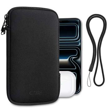 Tech-Protect SM70 Yleiskäyttöinen puhelinkotelo/pussi - 6"-7.2" - musta