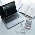 Tech-Protect Ultraboost Core G3 USB-C -langalliset kuulokkeet - valkoiset