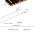 Tech-Protect Ultraboost Core G4 USB-C -langalliset kuulokkeet - valkoiset