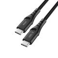 Tech-Protect Ultraboost UB11T USB-C -kaapeli - PD 240W/QC 4.0, 1m - musta