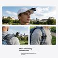 Telesin magneettinen lippaklipsi Insta360 GO Ultra -mallille - musta