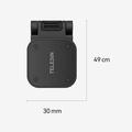 Telesin magneettinen lippaklipsi Insta360 GO Ultra -mallille - musta