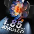 U19 AMOLED-älykello Bluetooth-puheluominaisuudella - 1.85" - Tarnish