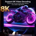 U5 2-in-1 -älyprojektori ja retro-pelikonsoli - Android 14, Wi-Fi 6, 8K-dekoodaus