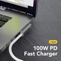 USB-C-Magsafe 2 PD -pikalatauskaapeli, kudottu - 100W - 1.8m