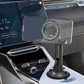 Yleiskäyttöinen MagSafe-autoteline kupin kiinnitykseen - 4-7" - musta