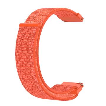 Yleiskäyttöinen nyloninen tarranauhahihna älykellolle, 20mm - oranssi