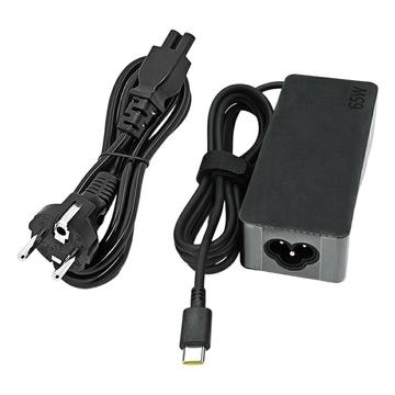 Yleiskäyttöinen 65W:n USB-C-kannettavan laturi Huawei-, HP-, Dell- ja Lenovo-laitteille - EU-pistoke