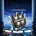 V112 65W:n LED-moottoripyörän ajovalot - IP67, 12000lm, kauko- ja lähivalot - 2 kpl. - musta