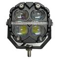 V112 65W:n LED-moottoripyörän ajovalot - IP67, 12000lm, kauko- ja lähivalot - 2 kpl. - musta