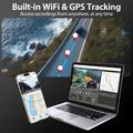 V56 GPS-kaksoiskamerasarja - 4K-etukamera ja 2K-takakamera - musta
