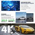 V58 3-kanavainen ajoneuvokamera - 4K edessä, 1080p takana/matkustamossa, GPS, WiFi