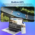 V66 3-kanavainen GPS-ajokamera - 4K edessä, matkustamossa ja takana - musta