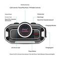 V9-moottoripyöräkypärä / Bluetooth 5.0 -kuulokkeet - FM-radio, kaksi mikrofonia, automaattinen puhelun vastaanotto - musta