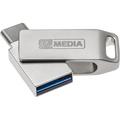 Verbatim MyDual USB-A/USB-C -muistitikku 32 Gt - hopea