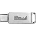 Verbatim MyDual USB-A/USB-C -muistitikku 32 Gt - hopea