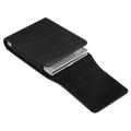 Pystysuora vyöklipsikotelo iPhone Duolle, Samsung Galaxy Z Fold8:lle ja Xiaomi 18 Foldille - musta
