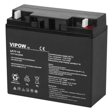 Vipow LP17-12 AGM VRLA -tyyppinen suljettu ladattava akku