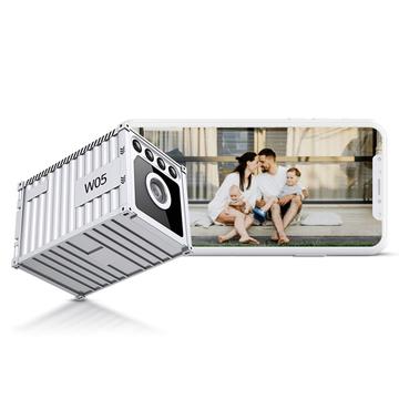 W05 1080p-tarkkuuden WiFi-sisävalvontakamera, jossa on pimeänäkö - valkoinen