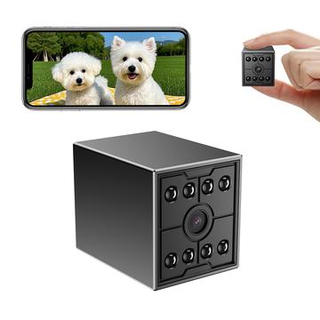 W09 Mini-WiFi-turvakamera 1080p, liiketunnistus ja kaksisuuntainen ääni - musta